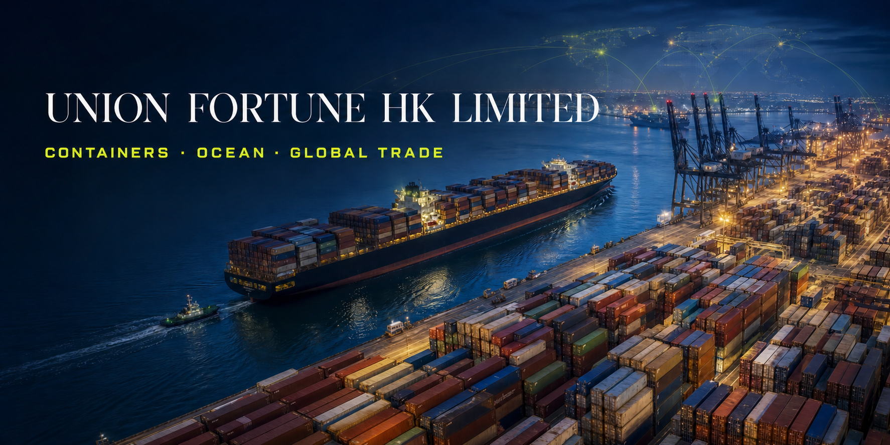 UNION FORTUNE HK LIMITED container vessel, terminal and global shipping network
